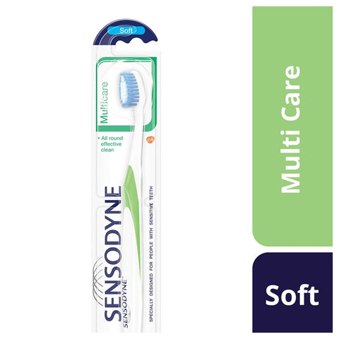 GETIT.QA- Qatar’s Best Online Shopping Website offers SENSODYNE MULTI CARE TOOTHBRUSH SOFT-- ASSORTED COLOUR 1 PC at the lowest price in Qatar. Free Shipping & COD Available!