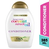 GETIT.QA- Qatar’s Best Online Shopping Website offers OGX CONDITIONER DAMAGE REMEDY + COCONUT MIRACLE OIL 385 ML at the lowest price in Qatar. Free Shipping & COD Available!