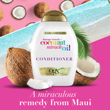 GETIT.QA- Qatar’s Best Online Shopping Website offers OGX CONDITIONER DAMAGE REMEDY + COCONUT MIRACLE OIL 385 ML at the lowest price in Qatar. Free Shipping & COD Available!