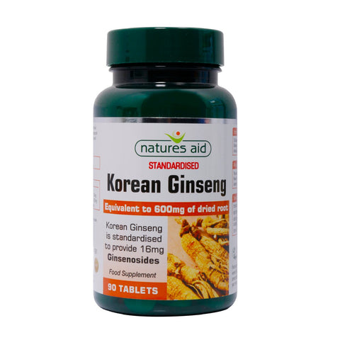 GETIT.QA- Qatar’s Best Online Shopping Website offers NATURES AID KOREAN GINSENG FOOD SUPPLEMENT 90 TABLETS at the lowest price in Qatar. Free Shipping & COD Available!