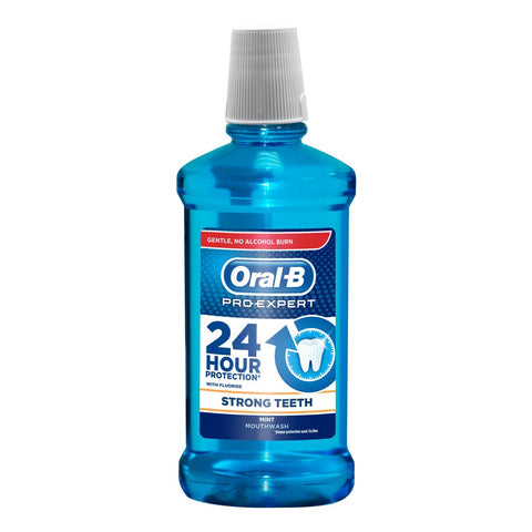 GETIT.QA- Qatar’s Best Online Shopping Website offers ORAL-B PRO-EXPERT STRONG TEETH MINT MOUTHWASH 500 ML at the lowest price in Qatar. Free Shipping & COD Available!