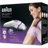 GETIT.QA- Qatar’s Best Online Shopping Website offers BRAUN SILK EXPERT 3 IPL HAIR REMOVAL SYSTEM BD3001 at the lowest price in Qatar. Free Shipping & COD Available!