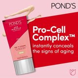 GETIT.QA- Qatar’s Best Online Shopping Website offers POND'S AGE MIRACLE BB CREAM BEIGE WITH SPF 30 25 G at the lowest price in Qatar. Free Shipping & COD Available!