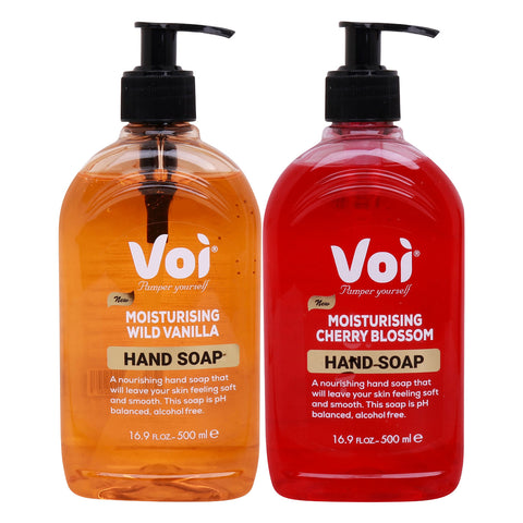 GETIT.QA- Qatar’s Best Online Shopping Website offers VOI HAND SOAP CHERRY BLOSSOM 500ML + VANILLA 500ML at the lowest price in Qatar. Free Shipping & COD Available!