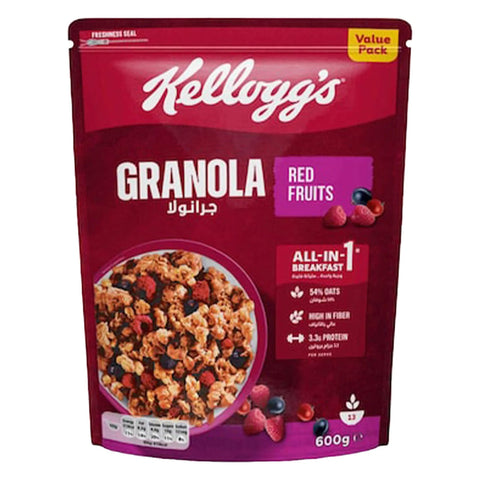 GETIT.QA- Qatar’s Best Online Shopping Website offers KELLOGG'S GRANOLA MIXED FRUIT WITH COCONUT 600 G at the lowest price in Qatar. Free Shipping & COD Available!