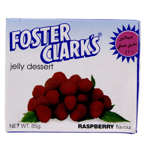 GETIT.QA- Qatar’s Best Online Shopping Website offers FOSTER CLARK'S JELLY DESSERT RASPBERRY FLAVOUR 85 G at the lowest price in Qatar. Free Shipping & COD Available!