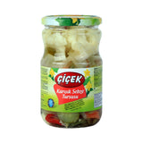 GETIT.QA- Qatar’s Best Online Shopping Website offers CICEK MIXED PICKLED VEGETABLES 680G at the lowest price in Qatar. Free Shipping & COD Available!