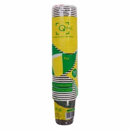 QPac Paper Cup 7 oz 50 pcs