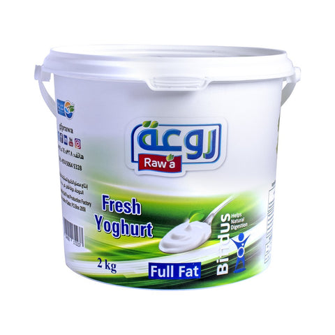 GETIT.QA- Qatar’s Best Online Shopping Website offers RAW'A FRESH YOGHURT FULL FAT 2KG at the lowest price in Qatar. Free Shipping & COD Available!