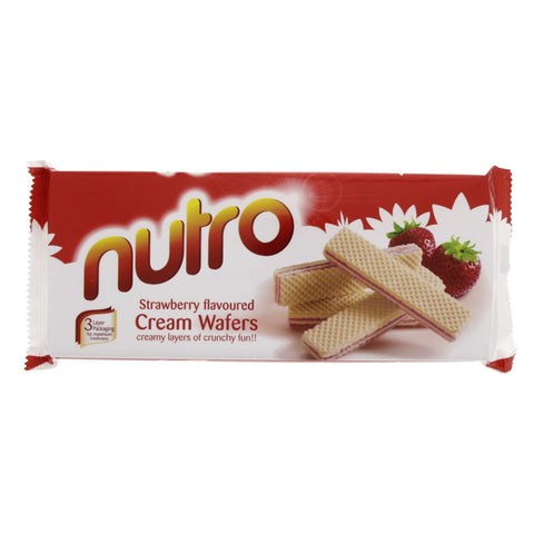 GETIT.QA- Qatar’s Best Online Shopping Website offers NUTRO STRAWBERRY FLAVOURED CREAM WAFERS 150G at the lowest price in Qatar. Free Shipping & COD Available!