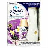 GETIT.QA- Qatar’s Best Online Shopping Website offers GLADE AIR FRESHENER AUTOMATIC SPRAY LAVENDER & VANILLA KIT 269 ML
 at the lowest price in Qatar. Free Shipping & COD Available!