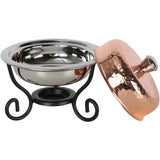 GETIT.QA- Qatar’s Best Online Shopping Website offers CHEFLINE COPPER MINI ROUND CHEFING DISH 100ML 84450C at the lowest price in Qatar. Free Shipping & COD Available!