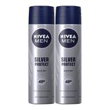 GETIT.QA- Qatar’s Best Online Shopping Website offers Nivea Men Silver Protect Anti-Perspirant Spray 2 x 150 ml at the lowest price in Qatar. Free Shipping & COD Available!