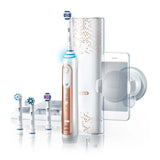 GETIT.QA- Qatar’s Best Online Shopping Website offers ORAL-B GENIUS 9000 ROSE GOLD RECHARGEABLE ELECTRIC TOOTHBRUSH D701.545.6XC at the lowest price in Qatar. Free Shipping & COD Available!