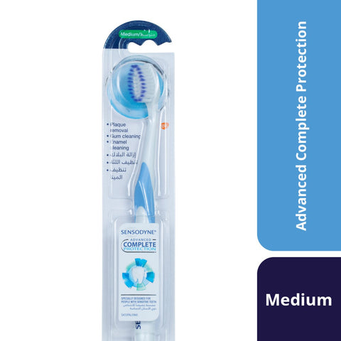 GETIT.QA- Qatar’s Best Online Shopping Website offers SENSODYNE TOOTHBRUSH ADVANCED COMPLETE PROTECTION MEDIUM 1 PC at the lowest price in Qatar. Free Shipping & COD Available!