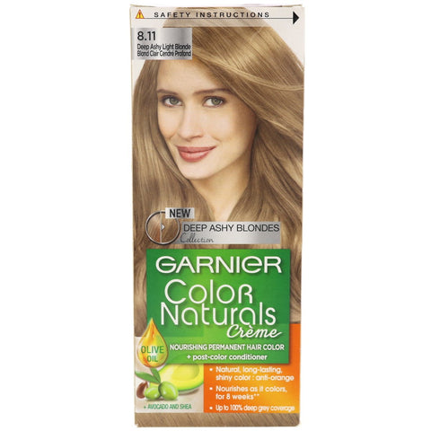 GETIT.QA- Qatar’s Best Online Shopping Website offers GARNIER COLOR NATURALS 8.11 DEEP ASHY LIGHT BLONDE 1 PKT at the lowest price in Qatar. Free Shipping & COD Available!