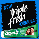 GETIT.QA- Qatar’s Best Online Shopping Website offers CLOSEUP EVER FRESH TRIPLE FRESH FORMULA MENTHOL FRESH TOOTHPASTE VALUE PACK 2 X 120 G at the lowest price in Qatar. Free Shipping & COD Available!