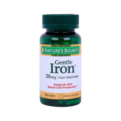 GETIT.QA- Qatar’s Best Online Shopping Website offers NATURE'S BOUNTY GENTLE IRON 28MG 90PCS at the lowest price in Qatar. Free Shipping & COD Available!