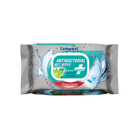 GETIT.QA- Qatar’s Best Online Shopping Website offers ULTRA COMPACT WET WIPES ANTIBACTERIAL 100PCS at the lowest price in Qatar. Free Shipping & COD Available!