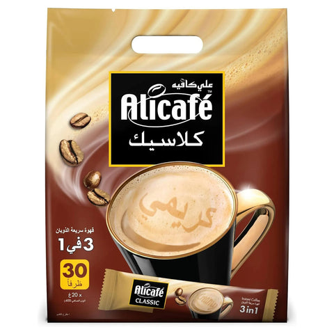 GETIT.QA- Qatar’s Best Online Shopping Website offers ALICAFE CLASSIC COFFEE 20G X 30 SACHETS at the lowest price in Qatar. Free Shipping & COD Available!