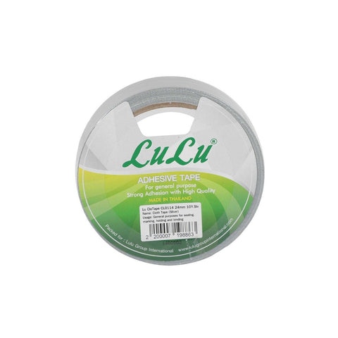 GETIT.QA- Qatar’s Best Online Shopping Website offers LULU SILVAR COLOUR TAPE, CL0114, 24MMX10Y at the lowest price in Qatar. Free Shipping & COD Available!