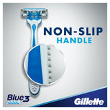 GETIT.QA- Qatar’s Best Online Shopping Website offers GILLETTE BLUE 3 COOL MEN'S 3-BLADED DISPOSABLE RAZOR 3 PCS at the lowest price in Qatar. Free Shipping & COD Available!