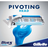 GETIT.QA- Qatar’s Best Online Shopping Website offers GILLETTE BLUE 3 COOL MEN'S 3-BLADED DISPOSABLE RAZOR 6 PCS at the lowest price in Qatar. Free Shipping & COD Available!