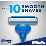 GETIT.QA- Qatar’s Best Online Shopping Website offers GILLETTE BLUE 3 COOL MEN'S 3-BLADED DISPOSABLE RAZOR 6 PCS at the lowest price in Qatar. Free Shipping & COD Available!