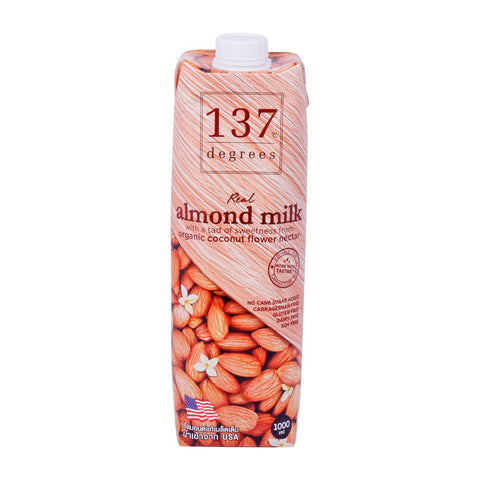 GETIT.QA- Qatar’s Best Online Shopping Website offers 137 DEGREES REAL ALMOND MILK GLUTEN FREE 1LITRE at the lowest price in Qatar. Free Shipping & COD Available!