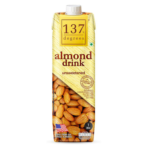 GETIT.QA- Qatar’s Best Online Shopping Website offers 137 DEGREES REAL ALMOND MILK UNSWEETENED 1LITRE at the lowest price in Qatar. Free Shipping & COD Available!