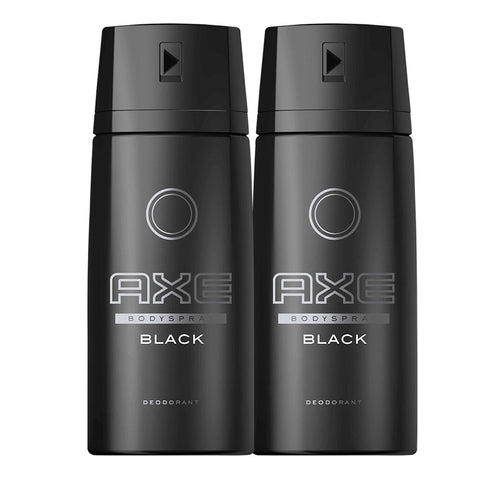 GETIT.QA- Qatar’s Best Online Shopping Website offers AXE DEODORANT BODY SPRAY BLACK 2 X 150 ML at the lowest price in Qatar. Free Shipping & COD Available!