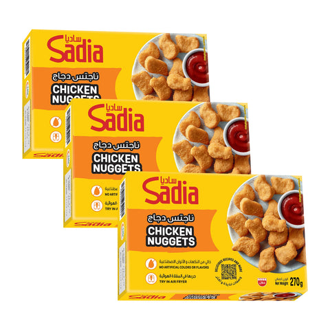 GETIT.QA- Qatar’s Best Online Shopping Website offers SADIA CHICKEN NUGGETS VALUE PACK 270G 2+1 at the lowest price in Qatar. Free Shipping & COD Available!