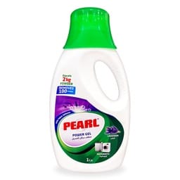 Pearl Power Gel Liquid Detergent Lavender Automatic 1 Litre