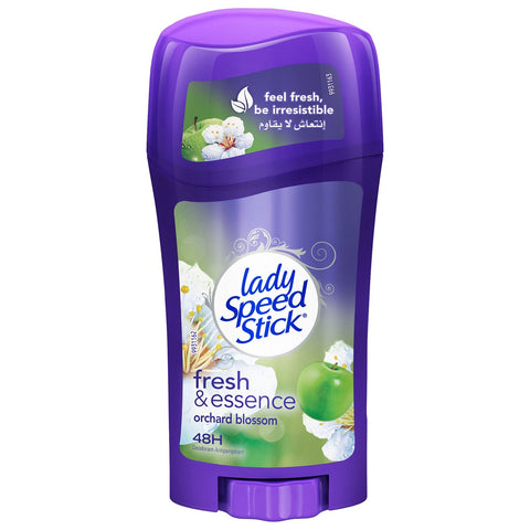 GETIT.QA- Qatar’s Best Online Shopping Website offers MENNEN LADY SPEED STICK DEODORANT ANTIPERSPIRANT FRESH & ESSENCE ORCHARD BLOSSOM 65 G at the lowest price in Qatar. Free Shipping & COD Available!