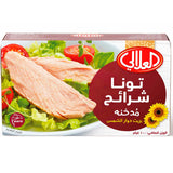 GETIT.QA- Qatar’s Best Online Shopping Website offers AL ALALI SMOKED TUNA SLICES IN SUNFLOWER OIL 100 G at the lowest price in Qatar. Free Shipping & COD Available!