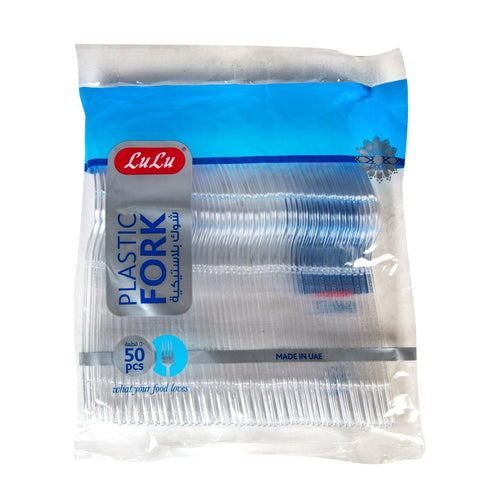 GETIT.QA- Qatar’s Best Online Shopping Website offers LULU PLASTIC FORK CLEAR 50PCS at the lowest price in Qatar. Free Shipping & COD Available!