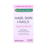 GETIT.QA- Qatar’s Best Online Shopping Website offers NATURE'S BOUNTY HAIR-- SKIN & NAILS WITH BIOTIN 60PCS at the lowest price in Qatar. Free Shipping & COD Available!
