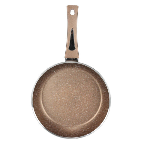 GETIT.QA- Qatar’s Best Online Shopping Website offers CHEFLINE GRANITE COATED ALUMINUM FRY PAN-- 24 CM-- F24G at the lowest price in Qatar. Free Shipping & COD Available!