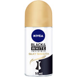 GETIT.QA- Qatar’s Best Online Shopping Website offers NIVEA BLACK & WHITE ANTI-PERSPIRANT FOR WOMEN ROLL ON INVISIBLE SILKY SMOOTH 50 ML at the lowest price in Qatar. Free Shipping & COD Available!