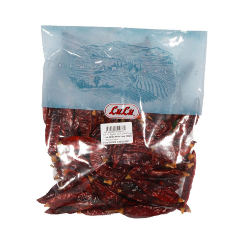 GETIT.QA- Qatar’s Best Online Shopping Website offers LULU CHILLY WHOLE LONG 100G at the lowest price in Qatar. Free Shipping & COD Available!