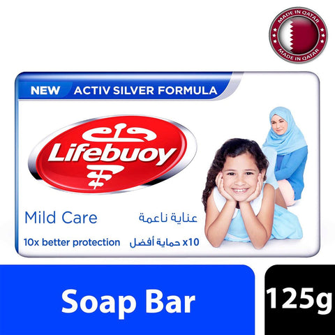 GETIT.QA- Qatar’s Best Online Shopping Website offers LIFEBUOY MILD CARE SOAP ASF 125G at the lowest price in Qatar. Free Shipping & COD Available!