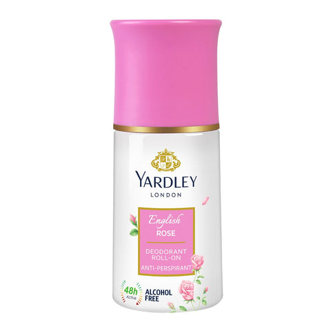 GETIT.QA- Qatar’s Best Online Shopping Website offers YARDLEY ENGLISH ROSE DEODORANT ROLL ON ANTI-PERSPIRANT 50 ML at the lowest price in Qatar. Free Shipping & COD Available!