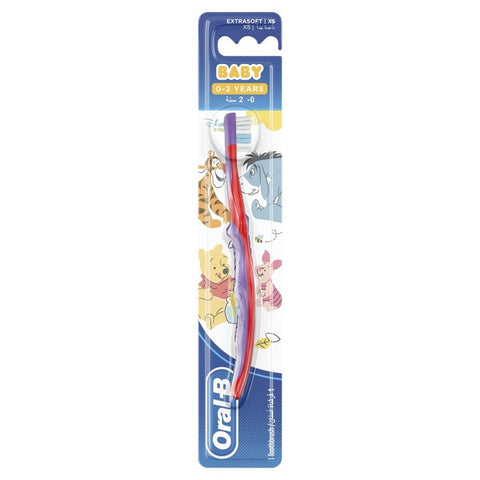 GETIT.QA- Qatar’s Best Online Shopping Website offers ORAL B BABY MANUAL TOOTHBRUSH WINNIE THE POOH 0-2 YEARS ASSORTED COLOR-- 1 PC at the lowest price in Qatar. Free Shipping & COD Available!