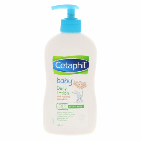 GETIT.QA- Qatar’s Best Online Shopping Website offers CETAPHIL BABY DAILY LOTION WITH ORGANIC CALENDULA 400ML at the lowest price in Qatar. Free Shipping & COD Available!