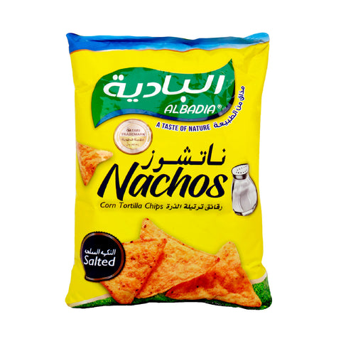 GETIT.QA- Qatar’s Best Online Shopping Website offers AL BADIA CORN TORTILLA CHIPS NACHOS SALTED 150G at the lowest price in Qatar. Free Shipping & COD Available!