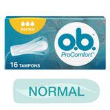 GETIT.QA- Qatar’s Best Online Shopping Website offers OB PROCOMFORT NORMAL TAMPONS 16 COUNT at the lowest price in Qatar. Free Shipping & COD Available!