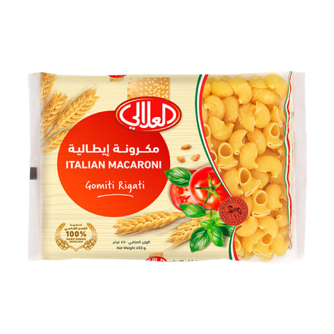 GETIT.QA- Qatar’s Best Online Shopping Website offers AL ALALI ITALIAN MACARONI GOMITI RIGATI 450 G at the lowest price in Qatar. Free Shipping & COD Available!