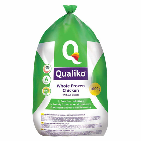 Qualiko Whole Frozen Chicken 1 kg