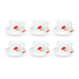 GETIT.QA- Qatar’s Best Online Shopping Website offers CELLO CUP & SAUCER 22CL 12PCS RED POPPY at the lowest price in Qatar. Free Shipping & COD Available!