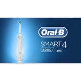 GETIT.QA- Qatar’s Best Online Shopping Website offers ORAL-B SMART 4 4000N RECHARGEABLE TOOTHBRUSH WITH BLUETOOTH CONNECTIVITY D601.525.3 at the lowest price in Qatar. Free Shipping & COD Available!